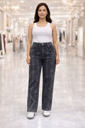 luna spark wide-leg denim jeans