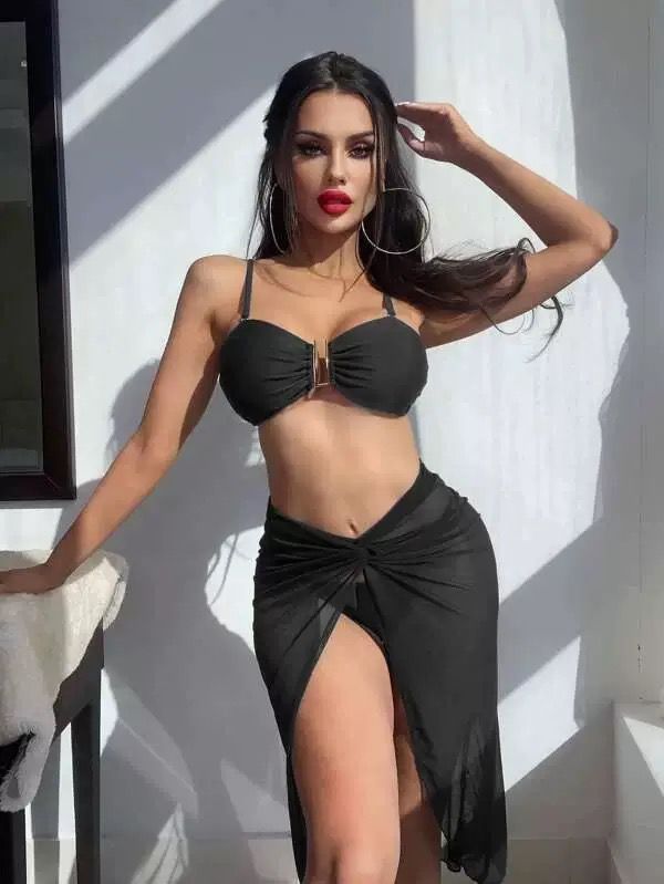Scarlet luxe beach wear set