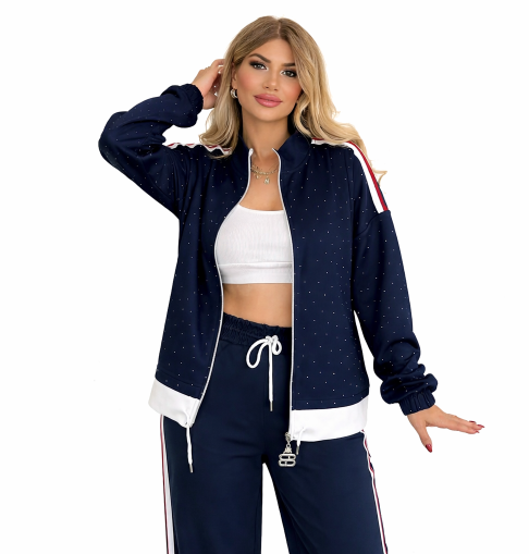 Luxe dot sport two piece set