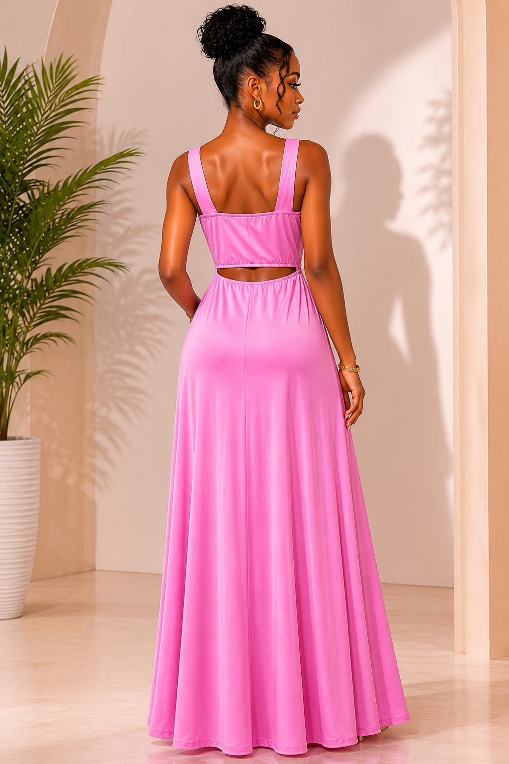 cut-out maxi dress