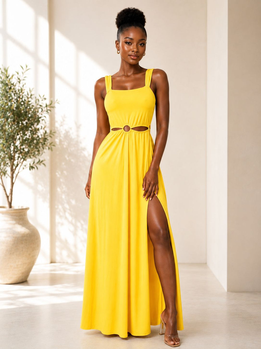 cut-out maxi dress