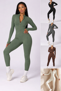 Flexfit zip-up active jumpsuit